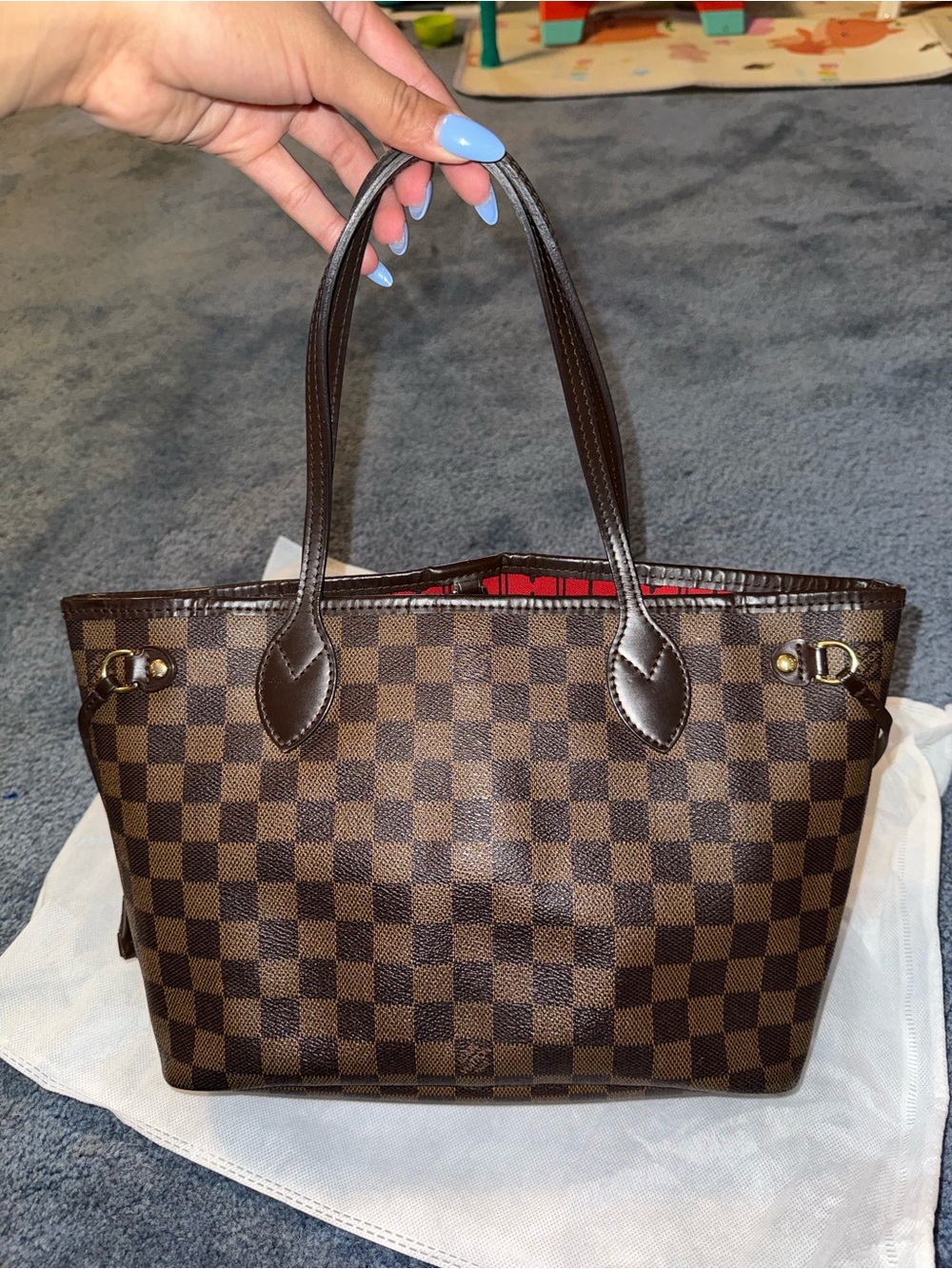 Louis Vuitton Damier Ebene Neverfull Pm
